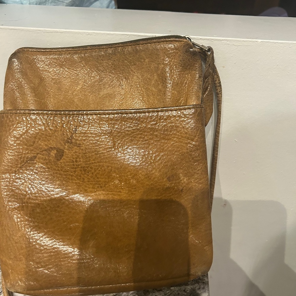 Vintage Sven Tan Leather crossbody